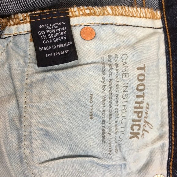 J Crew Toothpick Skinny Ankle Jeans sz 28 - Picture 4 of 7